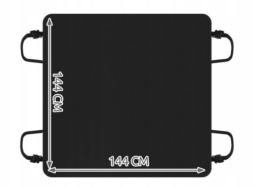 pokrowiec do samochodu - mata dla psa 144x144cm na Arena.pl