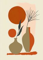 Plakat 13x18cm Wazy w Czerwieni