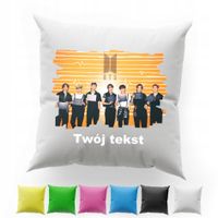 POSZEWKA Z NADRUKIEM BAWEŁNIANA 40x40CM - BTS KPOP KOREA
