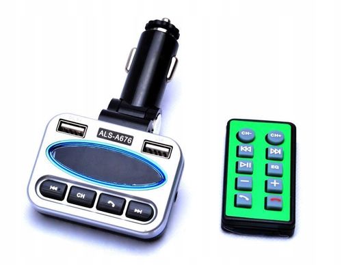 Wielofunkcyjny TRANSMITER FM USB SD BLUETOOTH MP3 na Arena.pl