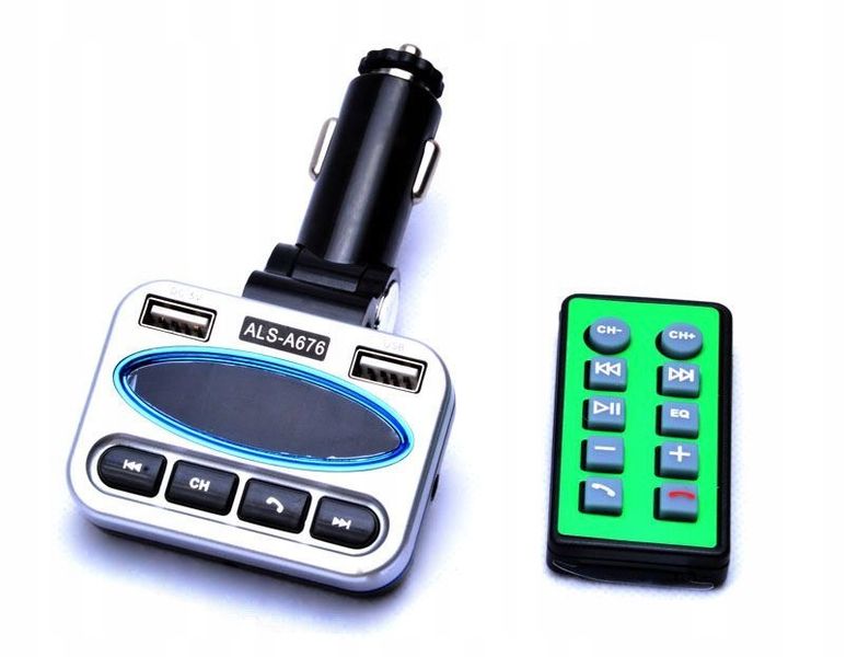 Wielofunkcyjny TRANSMITER FM USB SD BLUETOOTH MP3 zdjęcie 2