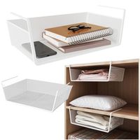 Kosz metalowy półka podblatowa podwieszana do kuchni biura garderoby