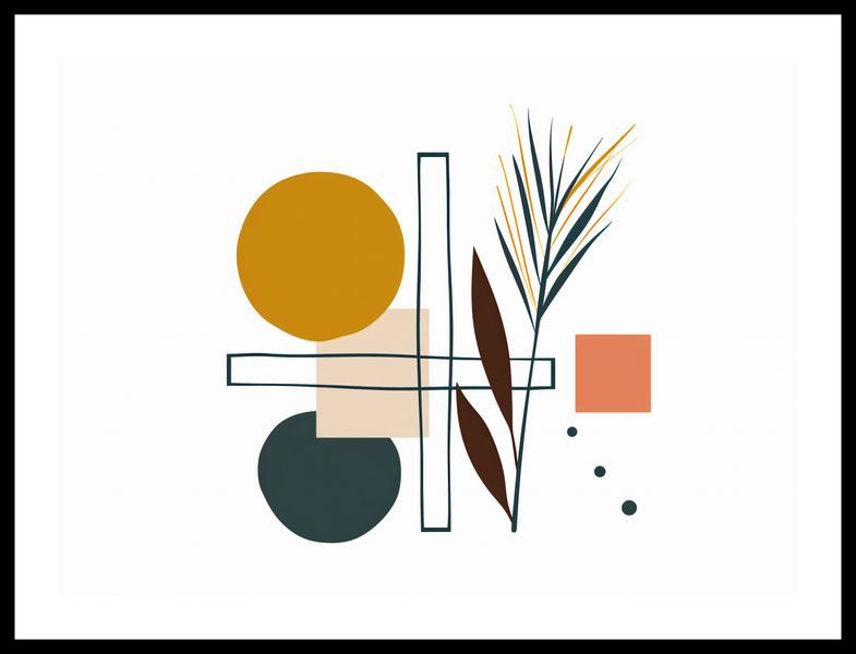 Plakat 55x40cm Ogród Symetryczny zdjęcie 3