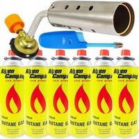 PALNIK GAZOWY DO PAPY DEKARSKI 6 x GAZ ALPEN KARTUSZ ZAPALNICZKA ELICO