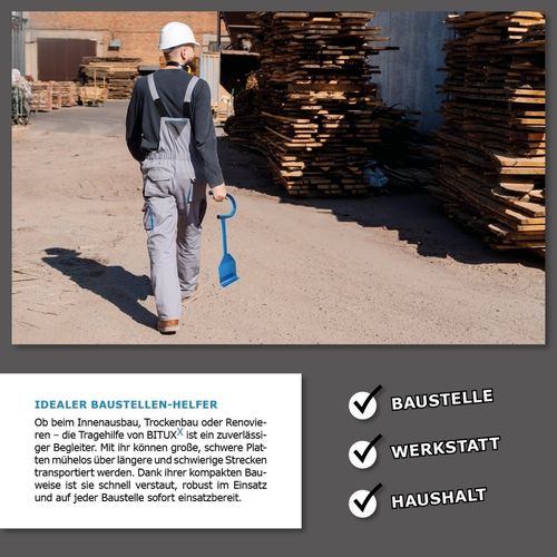 19569 Uchwyt do przenoszenia płyt OSB MDF karton gips nośność 100kg na Arena.pl