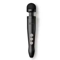 doxy die cast 3r wand massager matte black - kompaktowy masażer