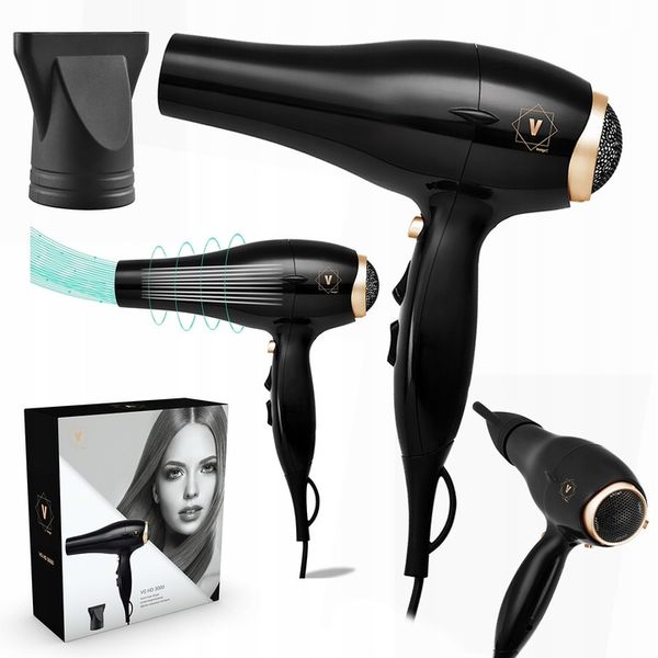 SUSZARKA DO WŁOSÓW HD3000 JONIZACJA DUŻA LEKKA 2000W 3 TEMP Koncentrator zdjęcie 7