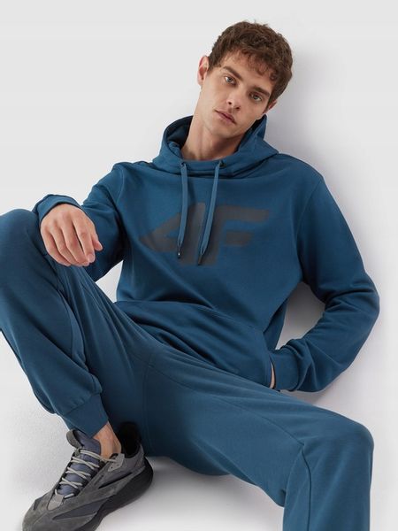 4F BLUZA MĘSKA DRESOWA SPORTOWA Z KAPTUREM BASIC zdjęcie 7