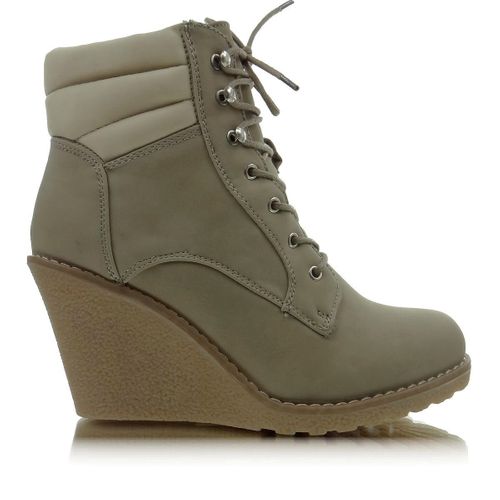 Botki dwukolorowe HP124C KHAKI - 40 na Arena.pl