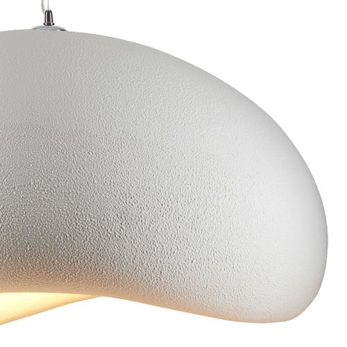 Lampa wisząca STONE biała 40 cm na Arena.pl