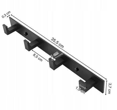 Wieszak Ścienny Haczyk Na Ręczniki Akcesoria Kąpielowe na Arena.pl
