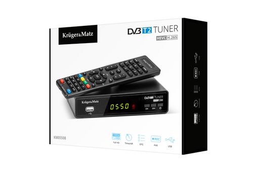Tuner DVB-T2 KrugerMatz H.265 HEVC dekoder KM0550B na Arena.pl