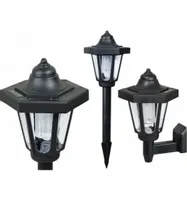 Kinkiet solarny Retro LED Lampa wbijana ogrodowa