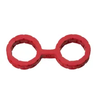 doc johnson silikonowe kajdanki grube - elastyczne mankiety bez metalu