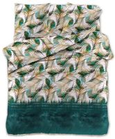 Pościel Satynowa 160X200 Piórka 2334