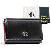 skórzany portfel damski na zatrzask - rovicky