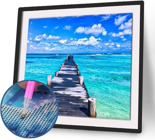 zestaw do malowania diamentami diy morze na Arena.pl