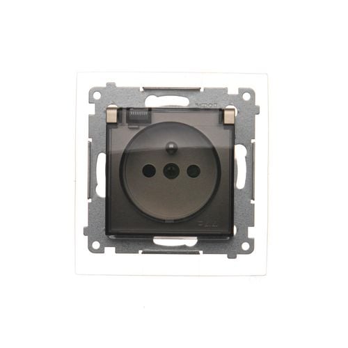 Simon54 Gniazdo wtyczkowe pojedyncze - klapka DGZ1BZ.01/44A złoty na Arena.pl