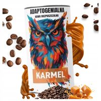 Kawa Rozpuszczalna Adaptogenialna Karmel 100g Arabica Premium Stres Grzyby