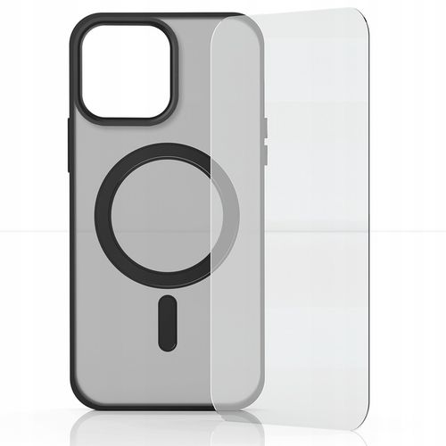 Etui Magsafe Do Apple iPhone 13 Pro Max (Czarne Matowe, Wzmacniane) +Szkło na Arena.pl
