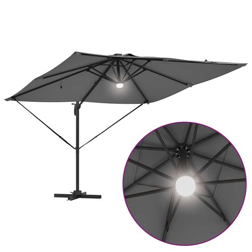Parasol Roma Antracyt 286 x 285 x 270 cm Aluminium, Poliester na Arena.pl