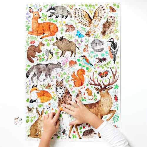 Puzzle CzuCzu 300 elementów. Puzzle odkrywcy. Dzika przyroda na Arena.pl