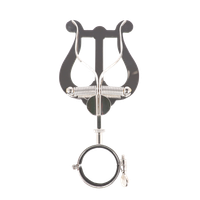 Lirka marszowa pulpit do klarnetu Dwie dźwignie Nikiel Srebrna Riedl 314