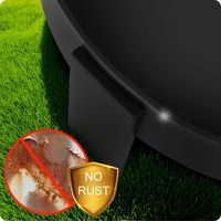 PALENISKO OGRODOWE 80cm Z UCHWYTAMI DUŻE SOLIDNE OGNISKO GRILL