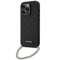 2 x ETUI SILIKONOWE KARL LAGERFELD SAFFIANO MONOGRAM CHAIN DO IPHONE 14 PRO