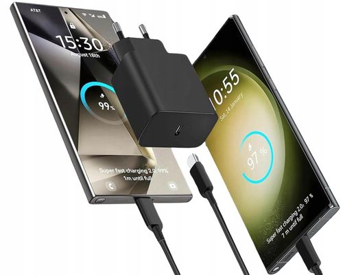 Szybka ładowarka PD 45W do Samsung itp z kablem USB-C 2m Szybkie ładowanie na Arena.pl