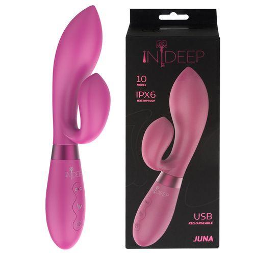 wibrator juna z masażerem łechtaczki, pochwy, punktu g. silikonowy. na Arena.pl