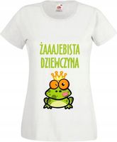 ŚMIESZNE KOSZULKI DLA kobiet Żaajebista Dziewczyna