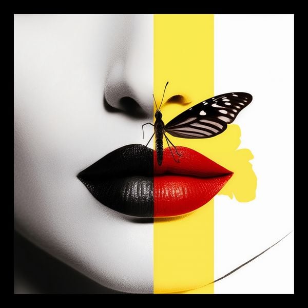 Plakat 20x20cm Motyla Piękność zdjęcie 2