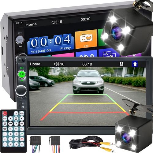 RADIO SAMOCHODOWE BLUETOOTH 2 DIN 7 CALI DOTYKOWY EKRAN MONITOR USB na Arena.pl