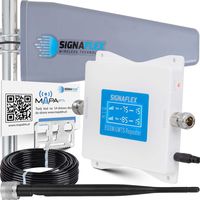 WZMACNIACZ ZASIĘGU SYGNAŁU GSM 2G 3G 4G 5G 5 ZAKRESÓW + ANTENA