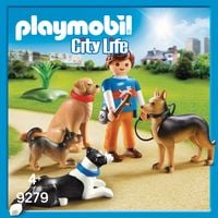 Figurki Playmobil City Life 9279 trener psów 10 el.