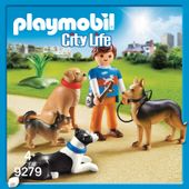 Figurki Playmobil City Life 9279 trener psów 10 el.