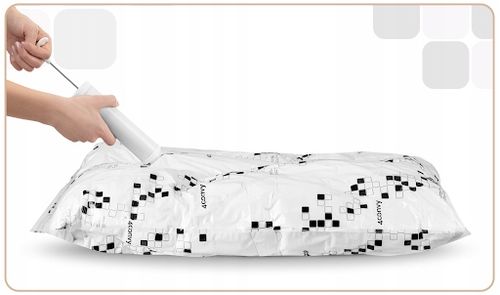 4CONVY Worki próżniowe na pościel ubrania odzież 12szt ZESTAW POMPKA na Arena.pl