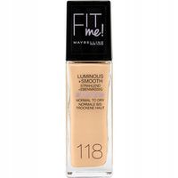 MAYBELLINE FIT ME LUMINOUS + SMOOTH PODKŁAD 118