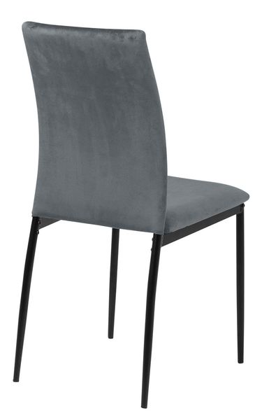 Krzesło Demina dark grey tapicerowane zdjęcie 3