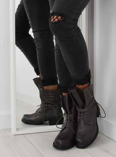 Botki glany szare 9560 GREY - 37 na Arena.pl