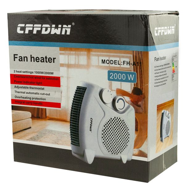 FARELKA GRZEJNIK ELEKTRYCZNA 2000W TERMOWENTYLATOR zdjęcie 2