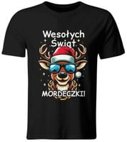 KOSZULKA WESOŁYCH ŚWIĄT MORDECZKI, ŚMIESZNY PREZENT, ROZ. L