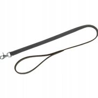 Rustic smycz gruba skóra, szara, M-L, 1m/20mm