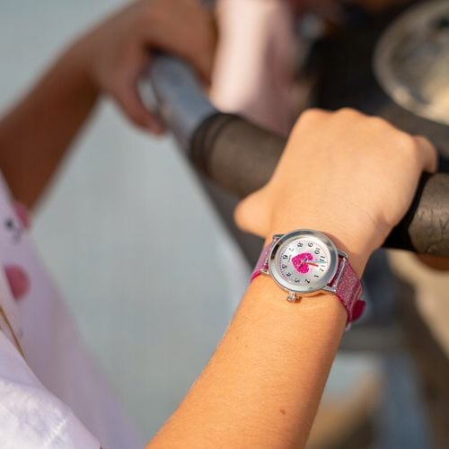 Kiddus zegarek dziecięcy Heart Glitter na Arena.pl