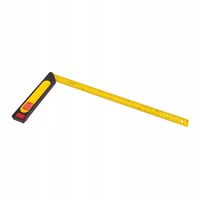 KĄTOWNIK STALOWY ŻÓŁTY ŚLUSARSKI STOLARSKI CIESIELSKI 750 MM SOLIDNY POLSKI