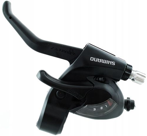 Klamkomanetka Lewa Przód Czarna Shimano ST-EF41 3 Rzędowa na Arena.pl