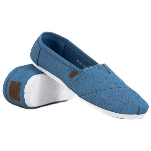 Błękitne Trampki Slip On r.41 na Arena.pl