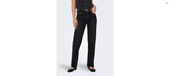 Jeansy Spodnie damskie ONLY Jaci Straight – czarne, rozmiar 27/32