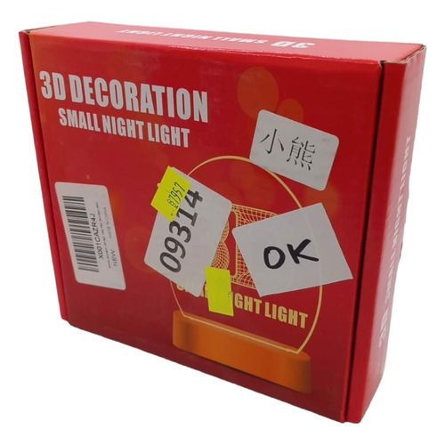 Lampka nocna LED 3D Miś na Arena.pl